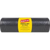 Ohbe Express Endüstriyel Hantal Boy Siyah Çöp Poşeti 10'lu 100X150 Cm, Yırtılmaz & Sızdırmaz, Çift Katlı, Geri Dönüştürülebilir Çöp Torbası, Fabrika, Depo, Inşaat, Otel, Restoran, Hastane, Atölye - 000-Siyah - Option-1