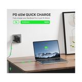 Ohbe Express Evrensel Seyahat Adaptörü 65 W Gan, 4 USB Bağlantı Noktası, Unıtek - Option-1 - Ahşap