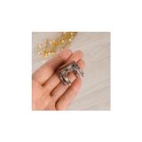 Ohbe Express Exe Minyatür Mobilya Ahşap Yuvarlak Ahşap Metal Bebek Evi Çocuk Oyuncakları Bej - 001-Renkli - 100 x 100 cm