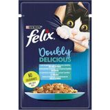 Ohbe Express Felix Çifte Lezzet Somon & Sardalya Kedi Yaş Mama 85 gr