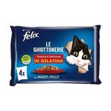 Ohbe Express Felix Sığır Eti ve Tavuklu Kedi Yaş Maması Avantajlı Paket (4 x 12 x 85 Gr) 48'li - -- - Option-1