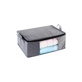 Ohbe Express G01 Çöp Kovaları Çanta Dolap Organizatörleri Kazak Giysi Saklama Kapları, 3 Parça Paket, Gri, 3 Adet - Option-1 - 001