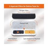 Ohbe Express Gobypet Kedi Su Sebili Filtre Kartusu 4'lu Set Aktif Karbon Yedek Filtre Otomatik Kedi Su Sebili Uyumlu - Option-1