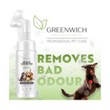 Ohbe Express Greenwich Organik Içerikli Kedi Köpek Temizleme Köpüğü 150 ml | Pati ve Vücut | Kuru Şampuan | Tüy Dökme Karşıtı, Kaşıntı Tahriş ve Koku Giderici | Bit, Pire, Kene, Parazit Uzaklaştırıcı | Vegan - Option-1
