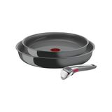 Ohbe Express Ingenio Ceramic Renew Indüksiyon Tabanlı 3 Parça Tava Seti - Option-1 - --