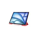 Ohbe Express - iPad Air 13 2025 M3 Smart Cover Kalem Bölmeli Standlı 1-1 Kılıf - Lila 5 - Option-1 - Altın