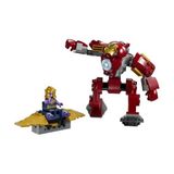 Ohbe Express Iron Man Hulkbuster Thanos’a Karşı 76263 – 4 Yaş ve Üzeri Çocuklar Için Süper Kahraman Hediyesi Fikri, Iron Man ve Uçağıyla Thanos Minifigürleri Içeren Oyuncak Yapım Seti (66 Parça) - 0 - Siyah