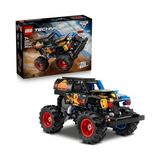 Ohbe Express Jam Grave Digger Ateş ve Buz 42219 – 7 Yaş ve Üzeri Kız ve Erkek Çocuklar Için Gerçekçi Detaylar Içeren Çek Bırak Kamyon Oyuncak Yapım Seti, Yaratıcı Hediye Fikri (263 Parça) - 0 - Siyah
