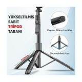 Ohbe Express JST40 Alüminyum Monopod Selfie Çubuğu Kumandalı Uyumlu - 000-Siyah - Option-1