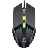 Ohbe Express Kablolu Mouse, Rgb LED Işıklı, Gaming Oyun Uyumlu Mouse, 1600 Dpı, 4d Optik Sensör, Ergonomik Tasarım, Siyah Tak Kullan (Dpı)