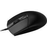 Ohbe Express Kablolu Ofis Mouse 1000 Dpı Optik Sensör 78G Hafif Ergonomik Tasarım Sessiz Tıklama USB Bağlantı Abs Gövde Dayanıklı Bilgisayar Laptop Uyumlu Siyah Fare | Ajazz NJ01
