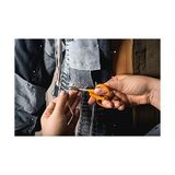 Ohbe Express Kavisli Bıçaklı Manikür/nakış Makası, Toplam Uzunluk: 10 Cm, Sağ ve Sol Elini Kullananlar Için, Paslanmaz Çelik Bıçaklar/plastik Saplar, Klasik, 1005144 - Ahşap
