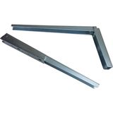 Ohbe Express Kırma Katlanır Masa Konsolu, 30 Cm, Çinko Kaplama, Dayanıklı Metal Malzeme, Duvara Monte, Katlanabilir Raf Ayağı, Masa Ayak Destek Aparatı, Kolay Kurulum, Çok Amaçlı Kullanım, 2'li Set (Gri) - Option-1