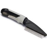 Ohbe Express Köpek Pire Tarağı, Siyah Gri, 21CM, 21X3,5X2,5CM - Option-1