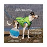Ohbe Express Kurgo Loft Köpek Ceketi - Ters Çevrilebilir Polar Kışlık Mont - Soğuk Hava Koruması - Koşum Takımı Veya Ek Katmanlarla Giyin - Yansıtıcı Vurgular, Tasma Erişimi, Suya Dayanıklı - Koyu Menekşe/kömür, - # - -- - Option-1