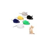 Ohbe Express Kurmalı Fare Kedi Oyuncağı 11 cm - 01-Mavi