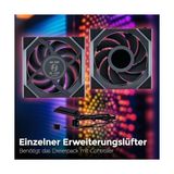 Ohbe Express Li Unı Fan Reverse Sl Wıreless LCD 1X120MM Siyah Kasa Fanı (G99.12RSLLCD1W1B.00) - 0 - Siyah