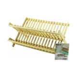 Ohbe Express Lüks Ahşap Bambu Bulaşıklık ve Tabaklık, Tezgah Üstü, 46X33 cm - Option-1