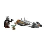 Ohbe Express Mandalorian ve ’nun Hız Motoru 75436-6 Yaş ve Üzeri Çocuklar Için Blaster Silahlı Mandalorian Minifigürü ve Içeren Yaratıcı Oyuncak Yapım Seti, Hediye Fikri (58 Parça) - 0 - Siyah