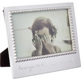 Ohbe Express Mariposa 3906MN Yatay Resim Çerçevesi, 6.75 "x 1" x 5.75", Gümüş - -- - Option-1