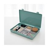 Ohbe Express Maske Saklama Kabı 20X11 cm – Sert Plastik Kapaklı Hijyenik Maske Kutusu, Çok Amaçlı Organizer, Karışık Renk (Maske, Kozmetik, Aksesuar) - Option-1