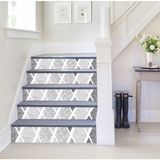 Ohbe Express Merdiven Folyo Kaplama (18X120 cm 5 Adet) Gri Altıgen Mermer - Option-1 - -50 C