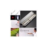 Ohbe Express Metal Kutulu Kırmızı Lazerli, LED Işıklı Mıknatıslı Pointer Kalemi Işaretçi Uzayabilen Sunum Çubuğu Teleskopik Metal Tükenmez Kalem (PRS-1521G) - Option-1