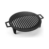 Ohbe Express Metal Silikon Kulplu Döküm Mangal IZGARASI,22X32 - 1 Adet