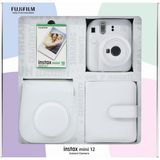 Ohbe Express Mini 12 Fotoğraf Makinesi 10'lu Film Kare Albüm ve Deri Kılıf Bundle Box (Beyaz) - Option-1 - 0 - Siyah - 1 Adet