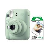 Ohbe Express Mini 12 Yeşil Fotoğraf Makinesi ve 10'lu Mini Film - Açık Bej