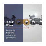 Ohbe Express Motorlu Testere Zinciri - X-Cut Tipi - 45,72 cm (18 Inç) -.050 Gauge -.325 Pitch - Yüksek Dayanıklılık - Üstün Yağlama - Ayarlanmaya Gerek Duymadan Daha Uzun Çalışır - SP33G - Turuncu/gri - 001-Renkli