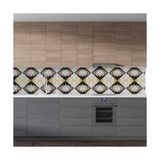 Ohbe Express Mutfak Tezgah Arası Folyo Kaplama Folyosu Art Deco 60X100 cm - 01 - Beyaz - Option-1