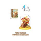 Ohbe Express Panlos Yko Serisi Kapibara Figürlü Ağaç Ev 233 Parça Oyuncak Blok Yapım Seti FF-P2597 - 0 - Siyah