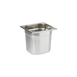 Ohbe Express Paslanmaz Çelik Gastronom/gastronorm Küvet Gn 1/6-150 (17,6 x 16,2 x 15 Cm) - 0 Siyah - Option-1