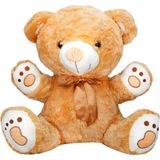 Ohbe Express Peluş Ayi Oturan Kurdeleli 43CM.3R. - Ahşap