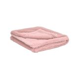 Ohbe Express Pet Lodix Mira Toz Pembe Kedi ve Köpek Battaniyesi S 50X70CM - 001-Renkli - 100 x 100 cm