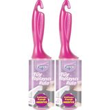 Ohbe Express Premium Tüy Toplayıcı Rulo 56 Yaprak (2 Paketi) - Ahşap