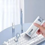 Ohbe Express Profesyonel 7’si 1 Arada Klavye ve Kulaklık Temizleme Seti – Airpods, Laptop, Telefon ve Ekran Için Çok Amaçlı Temizlik Kiti (Yumuşak Fırça + Temizlik Kalemi + Sprey) - 0,35 lt