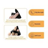 Ohbe Express Pudra Pufu, 6 Parça Yüz Üçgen Makyaj Pufu, Yumuşak Yıkanabilir Velur Fondöten Pufu, Pudra ve Mineral Tozlar Için, Saklama Kutusu Hediyeli, Makyaj Aracı (Siyah) - Option-1 - 0 - Siyah