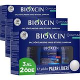Ohbe Express Quantum Şampuan 3 x 300 ml – Yağlı Saçlar Için Sebum Dengeleyici ve Saç Dökülmesine Karşı Etkili Şampuan (3 Al 2 Öde Set) (3 Paketi) - Option-1