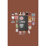 Ohbe Express Radio Paketi/bullet Journal Defter Çıkartma Ajanda Laptop Etiket - Option-1 - -50 C