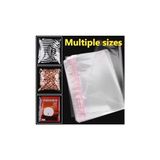 Ohbe Express Şeffaf Bantlı (30X45 Cm) Parlak Jelatin Poşet (100 Adet) - Şeffaf Hediye Poşeti - 000-Siyah - Option-1