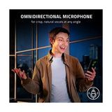 Ohbe Express Seiren Bt Bluetooth Mikrofon Cihazlar Için, Mobil/pc Akışı, Klipsli Tasarım, Kablosuz Yaka Yaka, Çok Yönlü Mikrofon, 2 Rüzgar Çorabı, 3,5 mm Bağlantı Noktası, Vlog Kaydı Için Ideal - 1 GB - Acı Kahverengi - Option-1
