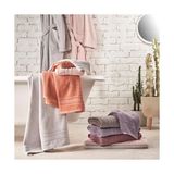 Ohbe Express Soft Pamuk 50X80 cm Ayak Havlusu Gri - 001-Beyaz - Option-1