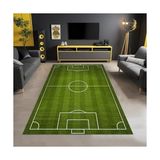 Ohbe Express Şönil Oyuncu Odası Halısı Kaymaz Pamuk Tabanlı Yıkanabilir Antibakteriyel Gamer, Gaming Halısı 120X180 - 374-Yeşil
