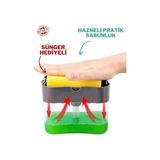 Ohbe Express Süngerli Sıvı Bulaşık Deterjanı Dispanseri, Süngerli Basmatik Sıvı Deterjanlık - 0,25 gr