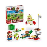 Ohbe Express Super Mario Interaktif Mario ile Maceralar 71439-6 Yaş ve Üzeri Kız ve Erkek Çocukları Için Yoshi Oyuncağı ile Bowser Jr'ın Araba Seti, Oyun Severlere Doğum Günü Hediyesi Fikri (218 Parça) - 0 - Siyah