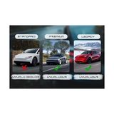 Ohbe Express T Parts Model 3 & Model Y Koltuk Arkası Askılık Seti (2’li) – Araca Özel Tasarım, Dayanıklı Araç Içi Askı, Ceket & Çanta Düzenleyici - Option-1 - 47 x 85 x 2 cm