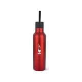 Ohbe Express - Termal Şişe - 500ML - Kırmızı Renk - Paslanmaz Çelik - Çift Katmanlı - 12 Saat 24 Saat Soğuk Tutar - Hava Geçirmez Vidalı Kapak Özelliği - Özel Silikon Conta Sayesinde Sızdırmaz Şişe - 500 ml