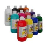 Ohbe Express Tüm Renkler Parmak Boyası 12'li Set 12X500GR - -- - Option-1